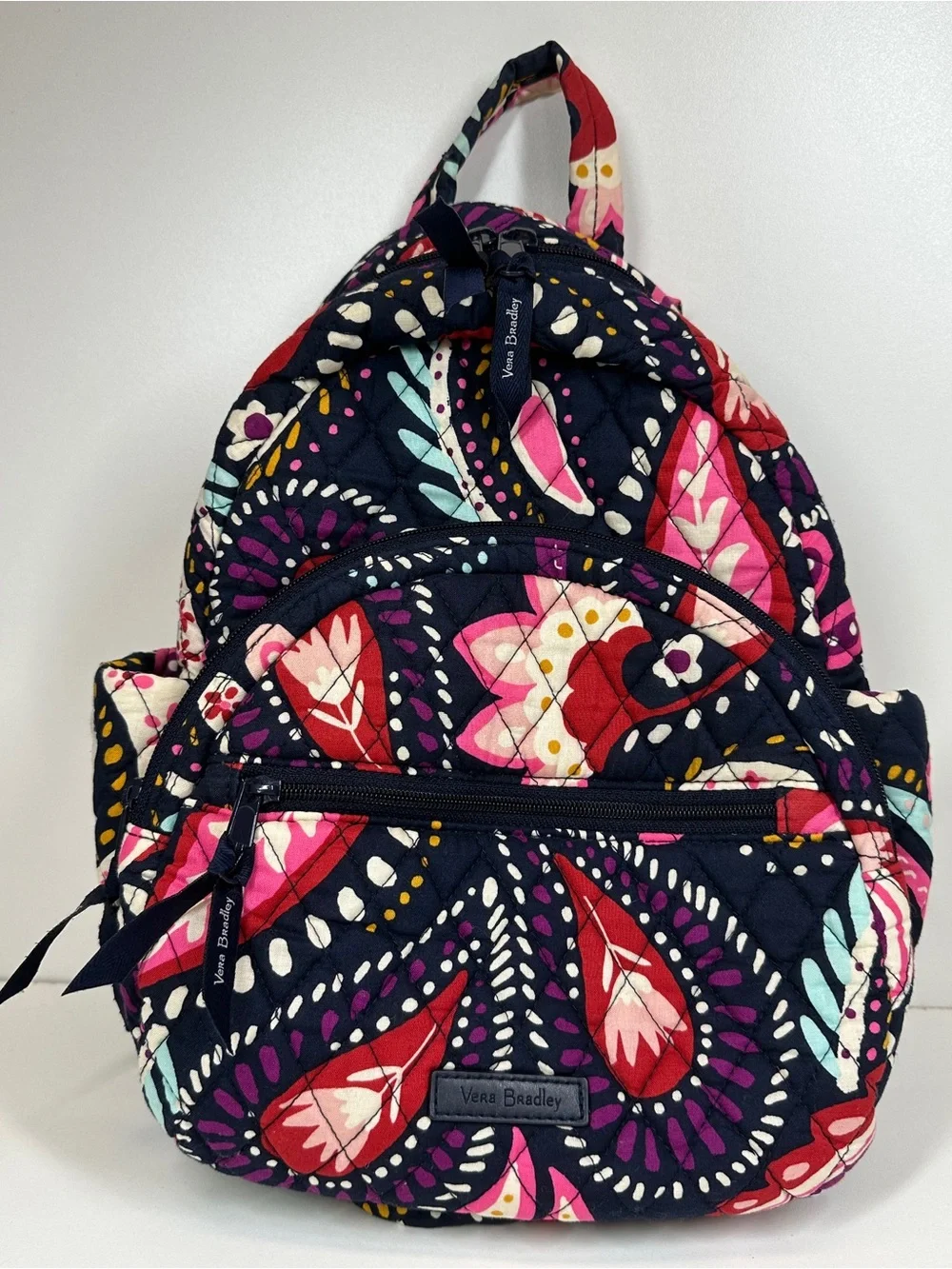 Vera Bradley Essential Compact Backpack Painted Paisley Pattern: See Description